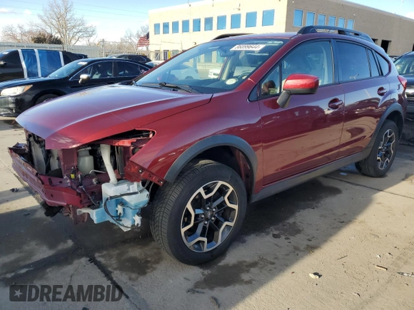 2017 Subaru Crosstrek Premium with VIN JF2GPABC1HG232456, listed as a Copart auction lot 86899644 with 33,444 mi miles and Salvage Title. Bid and sale history available at carsss.com. Image 1.