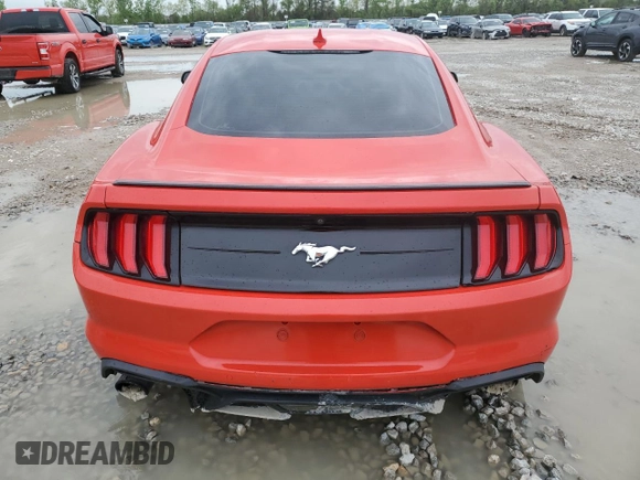 2022 Ford Mustang EcoBoost with VIN 1FA6P8TH3N5101247, listed as a Copart auction lot 51008235 with 59,662 mi miles and Salvage Title. Bid and sale history available at carsss.com. Image 6.