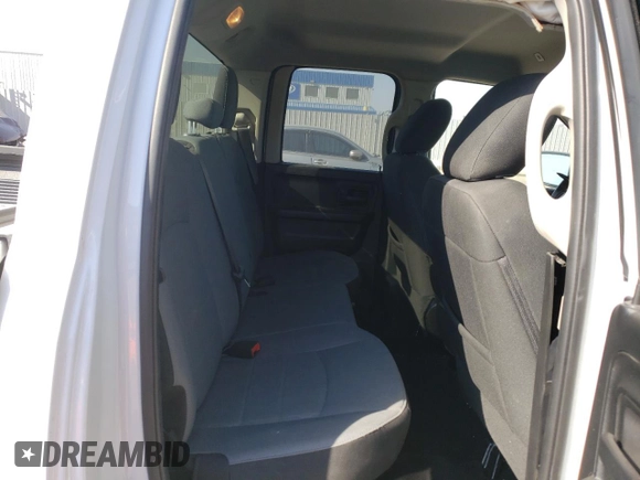 2021 Ram 1500 Classic Tradesman with VIN 1C6RR6FT4MS563927, listed as a Copart auction lot 76376334 with 57,962 mi miles and Salvage Title. Bid and sale history available at carsss.com. Image 10.