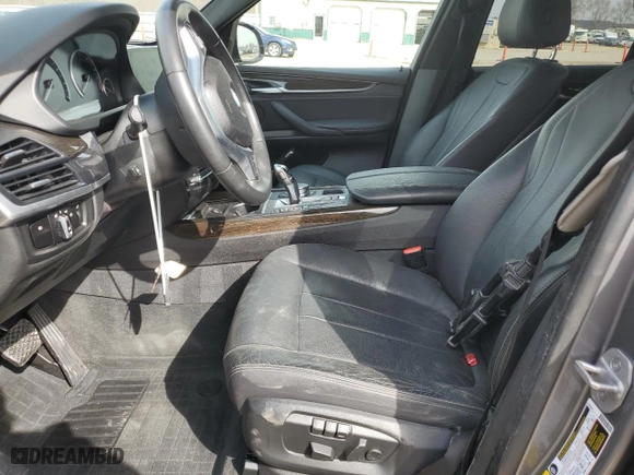 2017 BMW X5 sDrive35i with VIN 5UXKR2C35H0X06214, listed as a Copart auction lot 50263475 with 25,046 mi miles and Salvage Title. Bid and sale history available at carsss.com. Image 7.