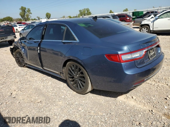 2018 Lincoln Continental Select with VIN 1LN6L9SK9J5603498, listed as a Copart auction lot 73810664 with 72,321 mi miles and Salvage Title. Bid and sale history available at carsss.com. Image 2.