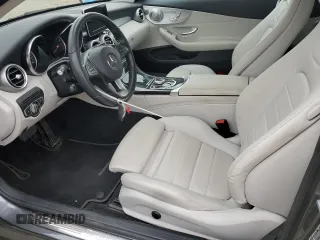 2017 Mercedes-Benz C 300 with VIN WDDWJ4JB3HF444647, listed as a Copart auction lot 47061125 with 48,172 mi miles and Salvage Title. Bid and sale history available at carsss.com. Image 7.