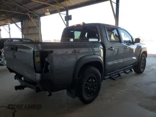 2022 Nissan Frontier SV with VIN 1N6ED1EK8NN663334, listed as a Copart auction lot 61857445 with 29,747 mi miles and Salvage title. Bid and sale history available at DreamBid. Image 3.