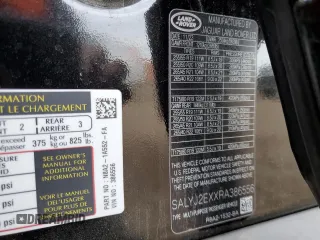2024 Land Rover Range Rover Velar S with VIN SALYJ2EXXRA386556, listed as a Copart auction lot 83099174 with Not Provided miles and Salvage Title. Bid and sale history available at DreamBid. Image 15.