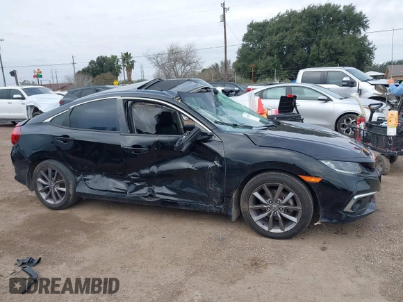 2020 Honda Civic EX-L with VIN 19XFC1F74LE017603, listed as a IAAI auction lot 41400143 with 34,633 mi miles and . Bid and sale history available at DreamBid. Image 14.