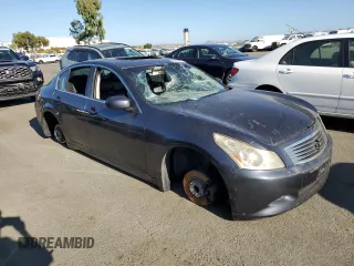 2008 Infiniti G35 with VIN JNKBV61EX8M202693, listed as a Copart auction lot 69006154 with Not Provided miles and Salvage Title. Bid and sale history available at DreamBid. Image 4.