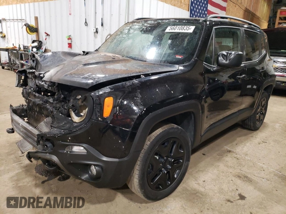 2021 Jeep Renegade Sport with VIN ZACNJDAB8MPM23643, listed as a Copart auction lot 56010835 with 29,326 mi miles and Salvage title. Bid and sale history available at DreamBid. Image 1.