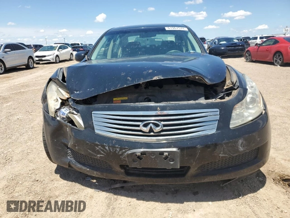2008 Infiniti G35 Journey with VIN JNKBV61E38M203586, listed as a Copart auction lot 61967574 with 171,503 mi miles and Salvage Title. Bid and sale history available at DreamBid. Image 5.