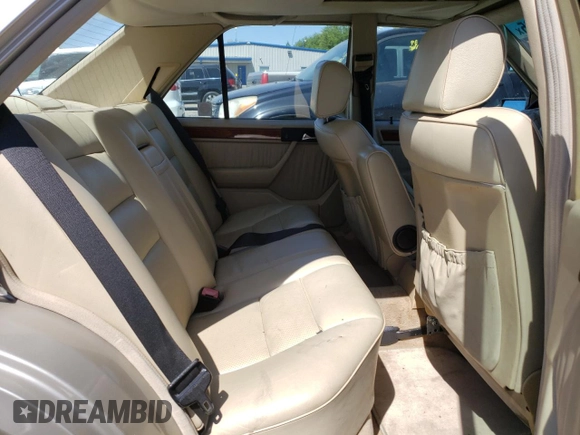 1991 Mercedes-Benz 300 with VIN WDBEA30D1MB497396, listed as a Copart auction lot 55834195 with 179,323 mi miles and Salvage Title. Bid and sale history available at carsss.com. Image 10.