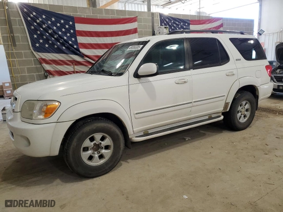 2005 Toyota Sequoia SR5 with VIN 5TDZT34A45S260652, listed as a Copart auction lot 49006335 with 307,099 mi miles and Clean Title. Bid and sale history available at carsss.com. Image 1.