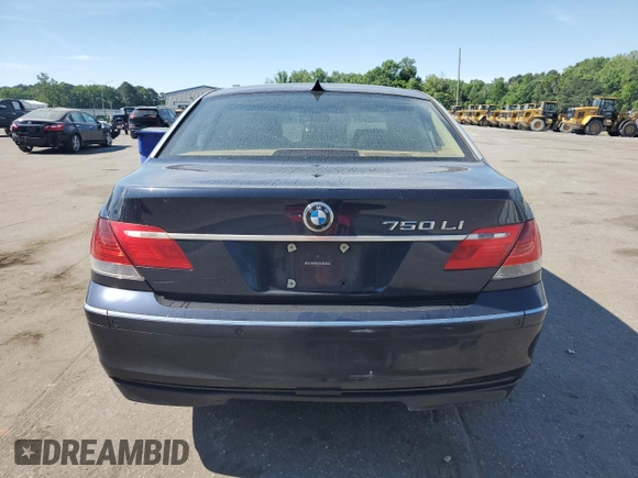 2008 BMW 7 Series 750Li z VIN WBAHN83598DT84968, wystawiony jako Copart lot #55589795 z przebiegiem 211 243 mil mil oraz Szkoda całkowita • Salvage title. Historia ofert i sprzedaży dostępna na DreamBid. Obrazek 6.
