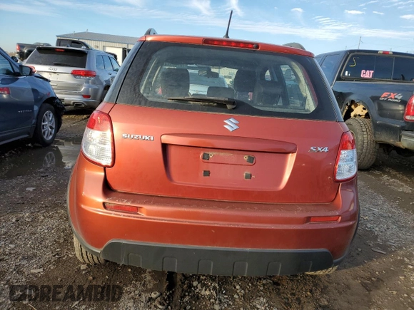 2010 Suzuki SX4 with VIN JS2YA5A36A6301009, listed as a Copart auction lot 78709384 with 107,080 mi miles and Salvage Title. Bid and sale history available at carsss.com. Image 6.