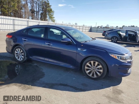 2017 Kia Optima EX with VIN 5XXGU4L32HG148418, listed as a Copart auction lot 54163215 with 99,850 mi miles and Salvage title. Bid and sale history available at DreamBid. Image 4.