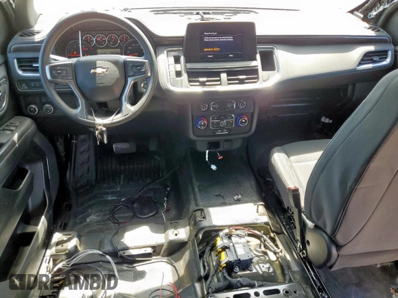 2023 Chevrolet Tahoe Commercial with VIN 1GNSCLEDXPR447042, listed as a Copart auction lot 52399275 with 22,205 mi miles and Salvage title. Bid and sale history available at DreamBid. Image 8.