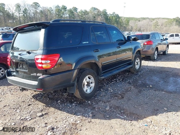 2002 Toyota Sequoia Limited with VIN 5TDBT48A02S132633, listed as a IAAI auction lot 41649586 with 291,269 mi miles. Bid and sale history available at carsss.com. Image 4.