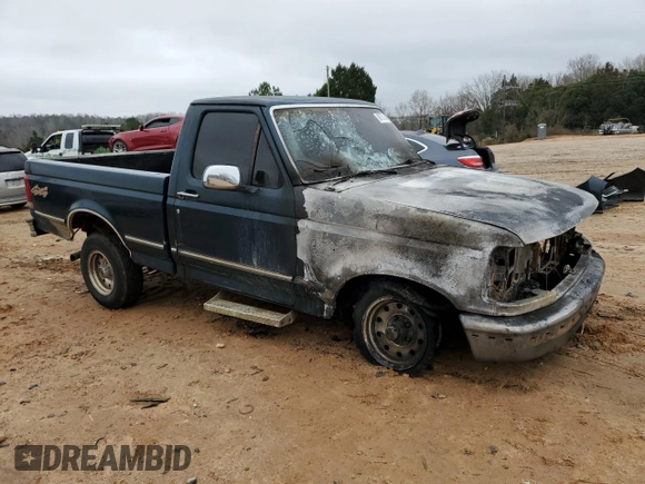 1995 Ford F-150 with VIN 1FTEF14N1SNB53833, listed as a Copart auction lot 86733154 with 0 mi miles and Salvage Title. Bid and sale history available at carsss.com. Image 4.