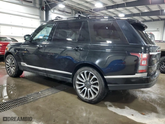2014 Land Rover Range Rover Supercharged with VIN SALGS3TFXEA193374, listed as a Copart auction lot 82609224 with 133,819 mi miles and Salvage Title. Bid and sale history available at carsss.com. Image 2.