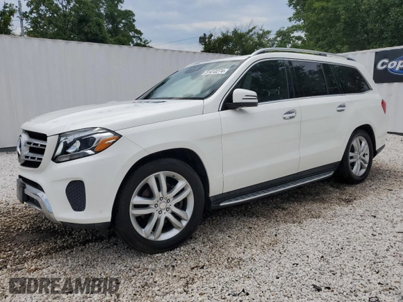 2017 Mercedes-Benz GLS 450 with VIN 4JGDF6EE3HA851251, listed as a Copart auction lot 51413274 with 122,400 mi miles and Salvage Title. Bid and sale history available at DreamBid. Image 1.