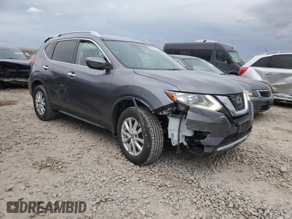 2020 Nissan Rogue S with VIN JN8AT2MV7LW135429, listed as a Copart auction lot 48258855 with 44,973 mi miles and Salvage Title. Bid and sale history available at carsss.com. Image 4.