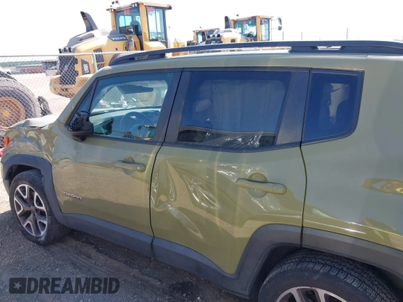 2015 Jeep Renegade Latitude with VIN ZACCJABT2FPB28170, listed as a IAAI auction lot 42003792 with 119,433 mi miles and . Bid and sale history available at DreamBid. Image 14.