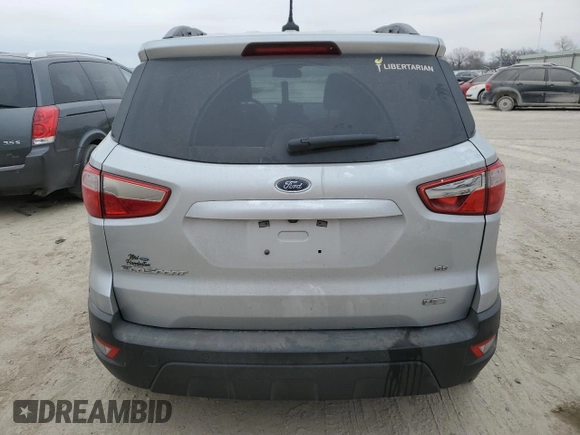 2020 Ford EcoSport SE z VIN MAJ3S2GE5LC367974, wystawiony jako Copart lot #47591935 z przebiegiem 71 708 mil mil oraz Szkoda całkowita • Salvage title. Historia ofert i sprzedaży dostępna na DreamBid. Obrazek 6.
