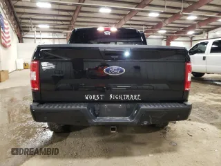 2018 Ford F-150 XL with VIN 1FTEW1E57JFB15742, listed as a Copart auction lot 52550645 with 74,743 mi miles and Clean Title. Bid and sale history available at carsss.com. Image 6.