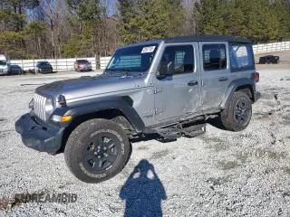 2020 Jeep Wrangler Unlimited Sport with VIN 1C4HJXDM1LW248717, listed as a Copart auction lot 42967745 with 50,496 mi miles and Salvage title. Bid and sale history available at DreamBid. Image 1.