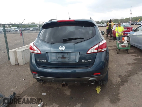 2012 Nissan Murano SV with VIN JN8AZ1MW4CW220925, listed as a IAAI auction lot 42138578 with Not Provided miles and . Bid and sale history available at carsss.com. Image 17.