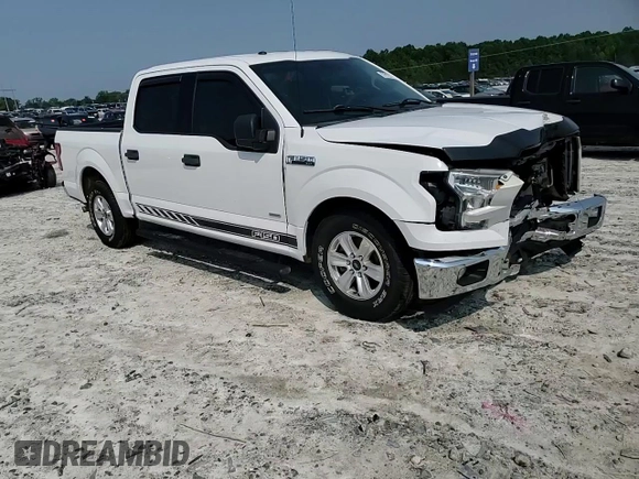 2017 Ford F-150 XL with VIN 1FTEW1CG3HFB82059, listed as a Copart auction lot 57812275 with 181,174 mi miles and Salvage title. Bid and sale history available at DreamBid. Image 14.