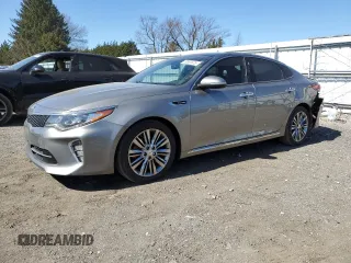 2018 Kia Optima SX with VIN 5XXGV4L21JG239044, listed as a Copart auction lot 50591675 with 183,071 mi miles and Salvage title. Bid and sale history available at DreamBid. Image 1.