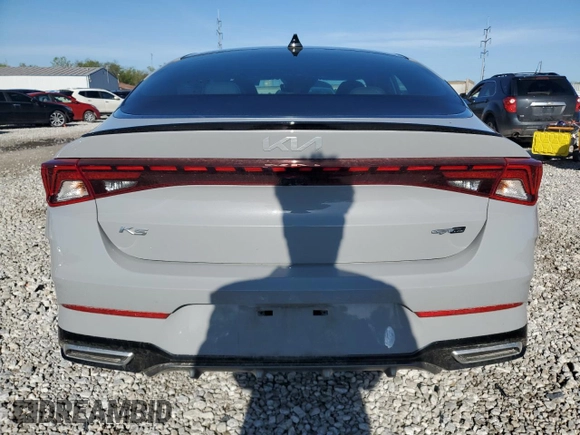 2022 Kia K5 GT-Line z VIN 5XXG64J22NG159905, wystawiony jako Copart lot #54894545 z przebiegiem 25 802 mil mil oraz Szkoda całkowita • Salvage title. Historia ofert i sprzedaży dostępna na DreamBid. Obrazek 6.