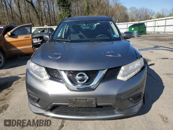 2016 Nissan Rogue SV with VIN KNMAT2MV1GP621391, listed as a Copart auction lot 52091055 with 99,970 mi miles and Salvage Title. Bid and sale history available at DreamBid. Image 5.