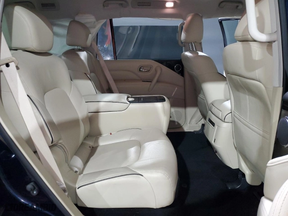 2023 Infiniti QX80 LUXE with VIN JN8AZ2AE0P9303158, listed as a Copart auction lot 43806665 with 43,821 mi miles and Non Repairable. Bid and sale history available at carsss.com. Image 11.