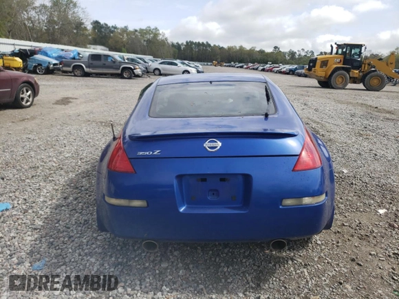 2003 Nissan 350Z Touring with VIN JN1AZ34E03T005917, listed as a Copart auction lot 51218465 with 0 mi miles and Salvage Title. Bid and sale history available at carsss.com. Image 6.