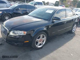 2007 Audi A4 2.0T with VIN WAUAF78E07A063080, listed as a IAAI auction lot 41896271 with 228,307 mi miles. Bid and sale history available at carsss.com. Image 17.