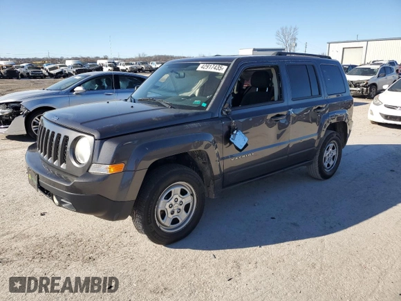 2014 Jeep Patriot Sport with VIN 1C4NJRBB8ED924658, listed as a Copart auction lot 42917435 with 151,953 mi miles and Salvage Title. Bid and sale history available at carsss.com. Image 1.