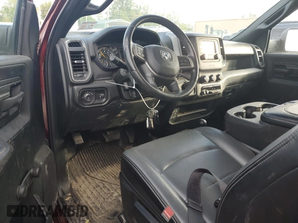 2022 Ram 2500 Tradesman with VIN 3C6MR5AJ8NG273192, listed as a Copart auction lot 71347484 with 36,031 mi miles and Salvage Title. Bid and sale history available at carsss.com. Image 8.