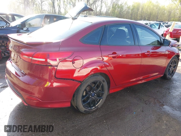 2016 Ford Focus SE with VIN 1FADP3F29GL347574, listed as a IAAI auction lot 41975094 with 76,147 mi miles. Bid and sale history available at carsss.com. Image 4.