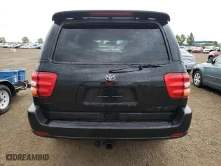 2001 Toyota Sequoia Limited with VIN 5TDBT48A51S001924, listed as a Copart auction lot 68710224 with 245,394 mi miles and Salvage Title. Bid and sale history available at carsss.com. Image 6.