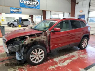 2016 Jeep Cherokee Limited with VIN 1C4PJMDS3GW204216, listed as a Copart auction lot 44033695 with 76,636 mi miles and Salvage Title. Bid and sale history available at DreamBid. Image 1.