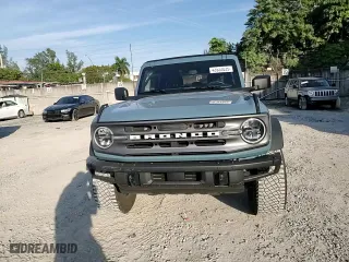 2021 Ford Bronco with VIN 1FMDE5DH5MLA96921, listed as a Copart auction lot 42522835 with 24,485 mi miles and Salvage Title. Bid and sale history available at carsss.com. Image 12.