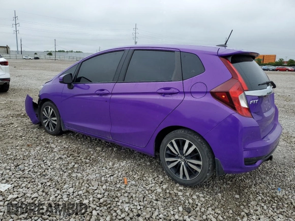 2019 Honda Fit EX with VIN 3HGGK5H80KM713711, listed as a Copart auction lot 58546835 with 68,285 mi miles and Salvage title. Bid and sale history available at DreamBid. Image 2.