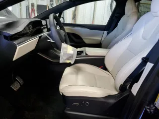 2023 Tesla Model X Plaid with VIN 7SAXCBE6XPF373589, listed as a Copart auction lot 50355615 with 11,650 mi miles and Salvage Title. Bid and sale history available at DreamBid. Image 7.