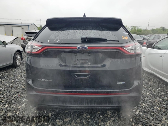 2016 Ford Edge SE with VIN 2FMPK4G95GBB69746, listed as a Copart auction lot 56511215 with 117,483 mi miles and Salvage title. Bid and sale history available at DreamBid. Image 6.