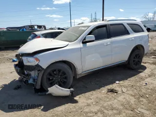 2018 Dodge Durango SXT z VIN 1C4RDJAG4JC372258, wystawiony jako Copart lot #52877775 z przebiegiem 86 942 mil mil oraz Czysty tytuł • Clean title. Historia ofert i sprzedaży dostępna na DreamBid. Obrazek 1.