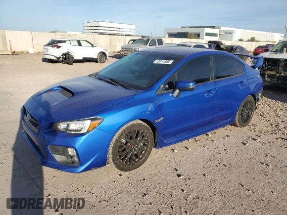 2015 Subaru WRX STI with VIN JF1VA2L69F9808551, listed as a Copart auction lot 47611565 with 67,584 mi miles and Salvage title. Bid and sale history available at DreamBid. Image 1.