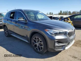2021 BMW X1 xDrive28i with VIN WBXJG9C05M5S44903, listed as a Copart auction lot 48245275 with 49,897 mi miles and Salvage Title. Bid and sale history available at carsss.com. Image 4.