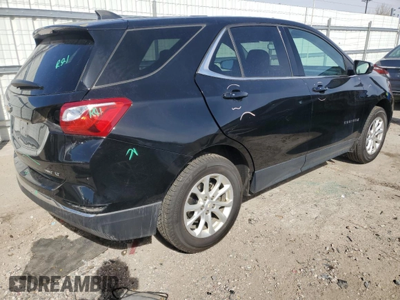 2018 Chevrolet Equinox LT with VIN 2GNAXSEV1J6242165, listed as a Copart auction lot 48318365 with 126,079 mi miles and Non Repairable. Bid and sale history available at carsss.com. Image 3.