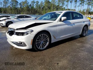 2017 BMW 5 Series 530i xDrive with VIN WBAJA7C30HWA70347, listed as a Copart auction lot 49406155 with 89,908 mi miles and Salvage Title. Bid and sale history available at carsss.com. Image 1.
