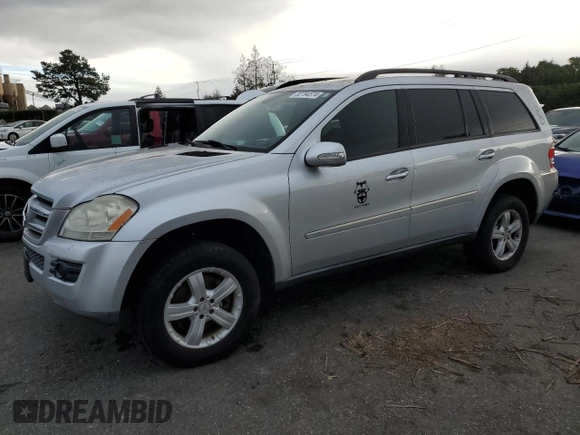 2007 Mercedes-Benz GL 450 with VIN 4JGBF71E57A134674, listed as a Copart auction lot 80794574 with 140,100 mi miles and Clean Title. Bid and sale history available at DreamBid. Image 1.